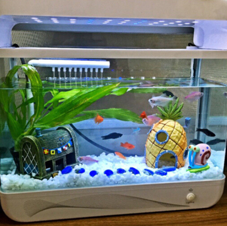Ananas-Haus für das Aquarium-Fischbecken.//Pineapple House For Aquarium Fish Tank