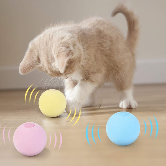 Intelligente Katzenspielzeuge - Interaktiver Ball, Katzenminze, Katzen-Trainings-Spielzeug, Spielzeug für Katzen, Kätzchen, Katze, Spielzeug
