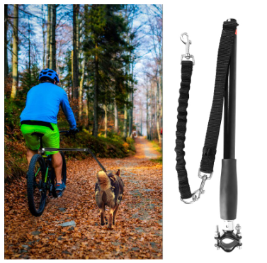 Fahrrad-Hunde-Gehleine, Hundekette.//Bicycle Walking Dog Leash Dog Chain