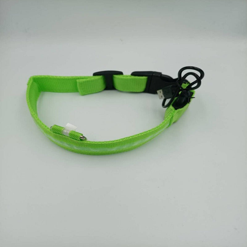 LED Haustierhalsband, leuchtendes Halsband, Haustiergürtel, wiederaufladbarer Halsring aus Netzstoff.//Led Pet Collar Glow Collar Pet Belt Mesh Rechargeable Neck Ring.