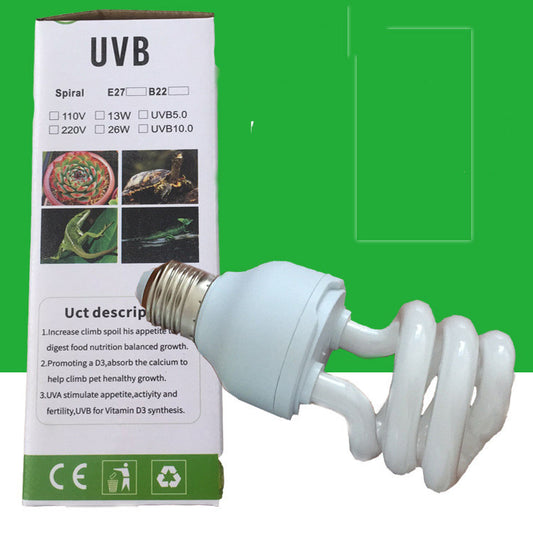 Reptilien Haustier Reptilien UVB-Sukkulenten-UV-Lampe.//Reptile Pet Reptile Uvb Succulent UV Lamp